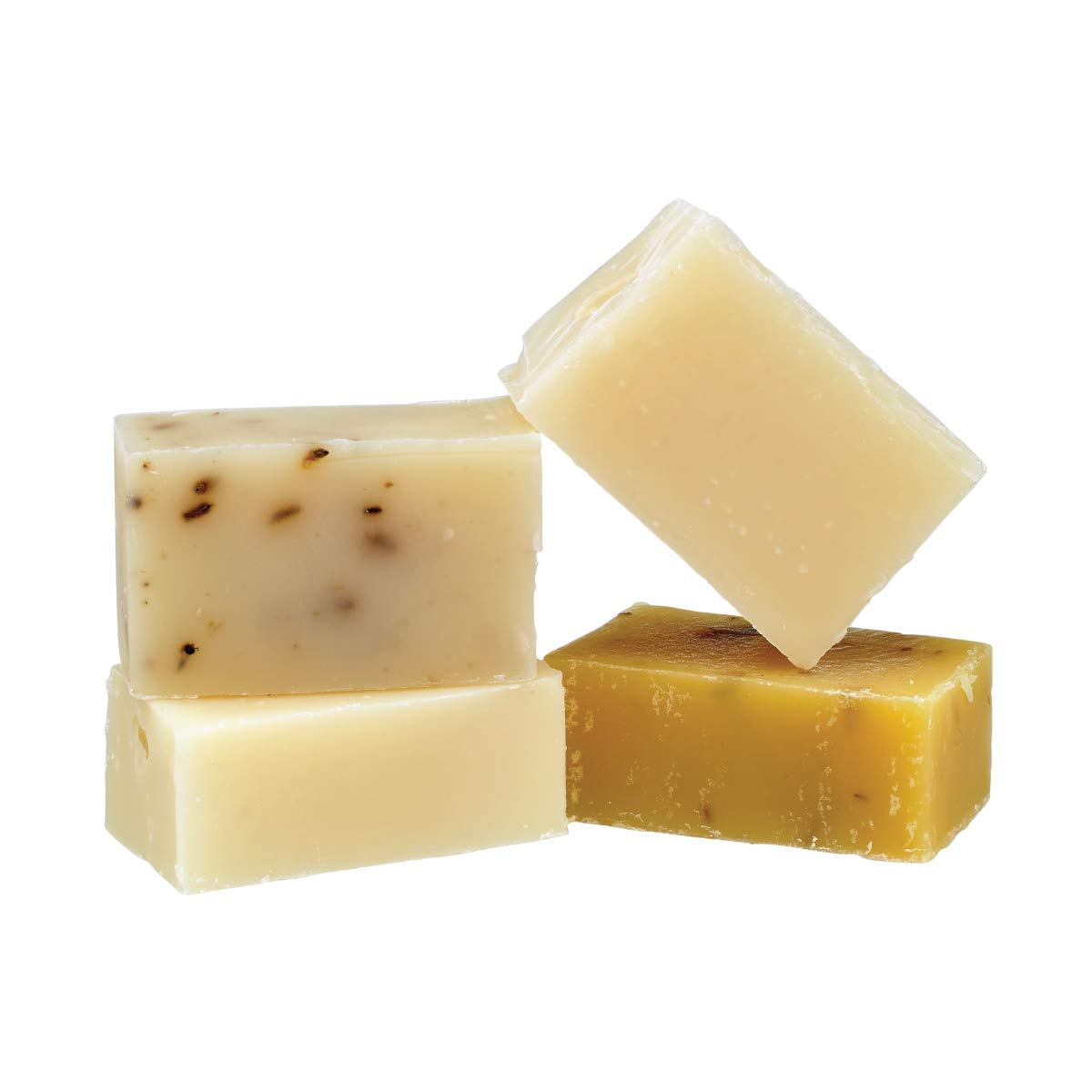 Fabulous Frannie De-Stress Essential Oil Herbal Soap Sampler Gift Set Includes Lemongrass, Lavender, Sleep, And Anxious - 2 Ounc