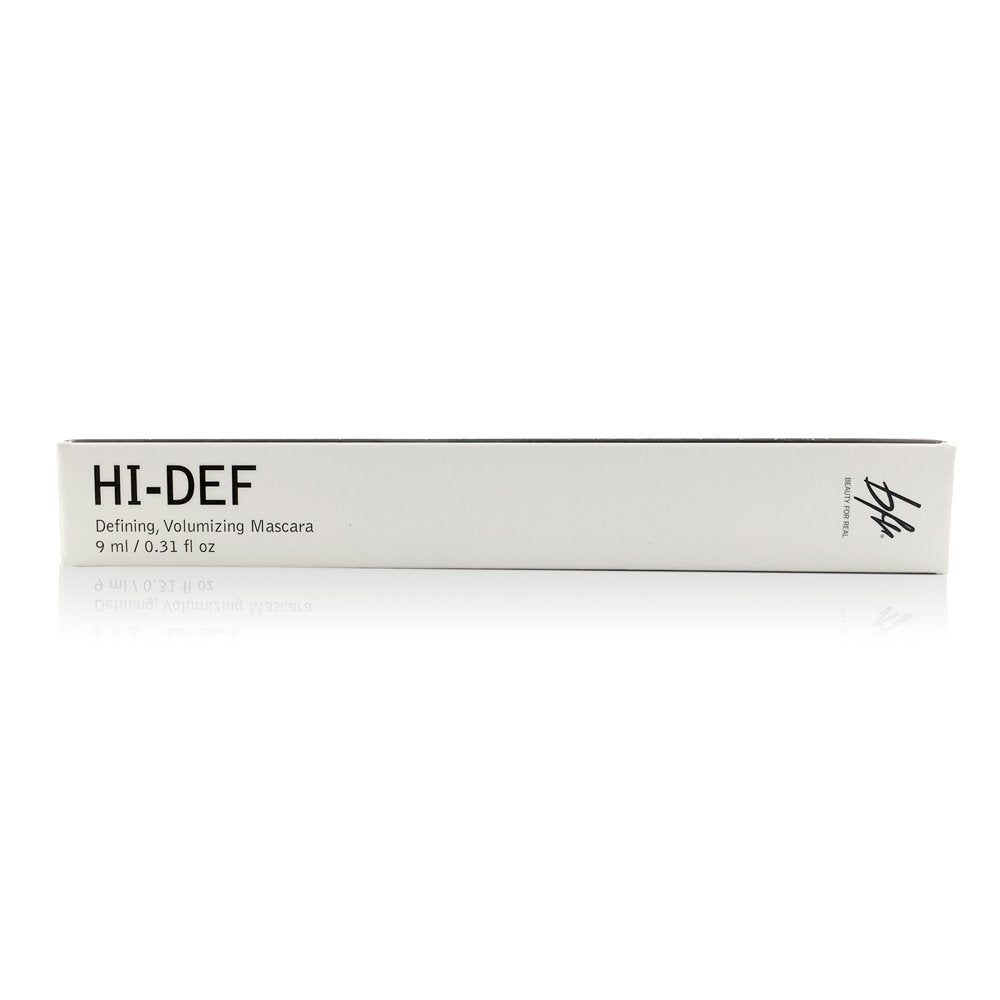 Beauty For Real Hi-Def Mascara, Just Black - Defining & Volumizing Lash Definer, Curls Lashes - Humidity & Smudge Proof - Micro