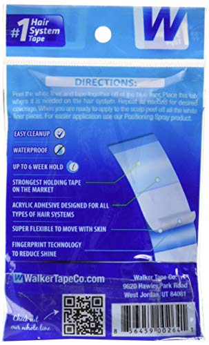 Ultra Hold Mini Tabs - Durable Double Sided Hair Wig Tape - Long Lasting Water & Heat Resistant - 72 Tabs Per Pack