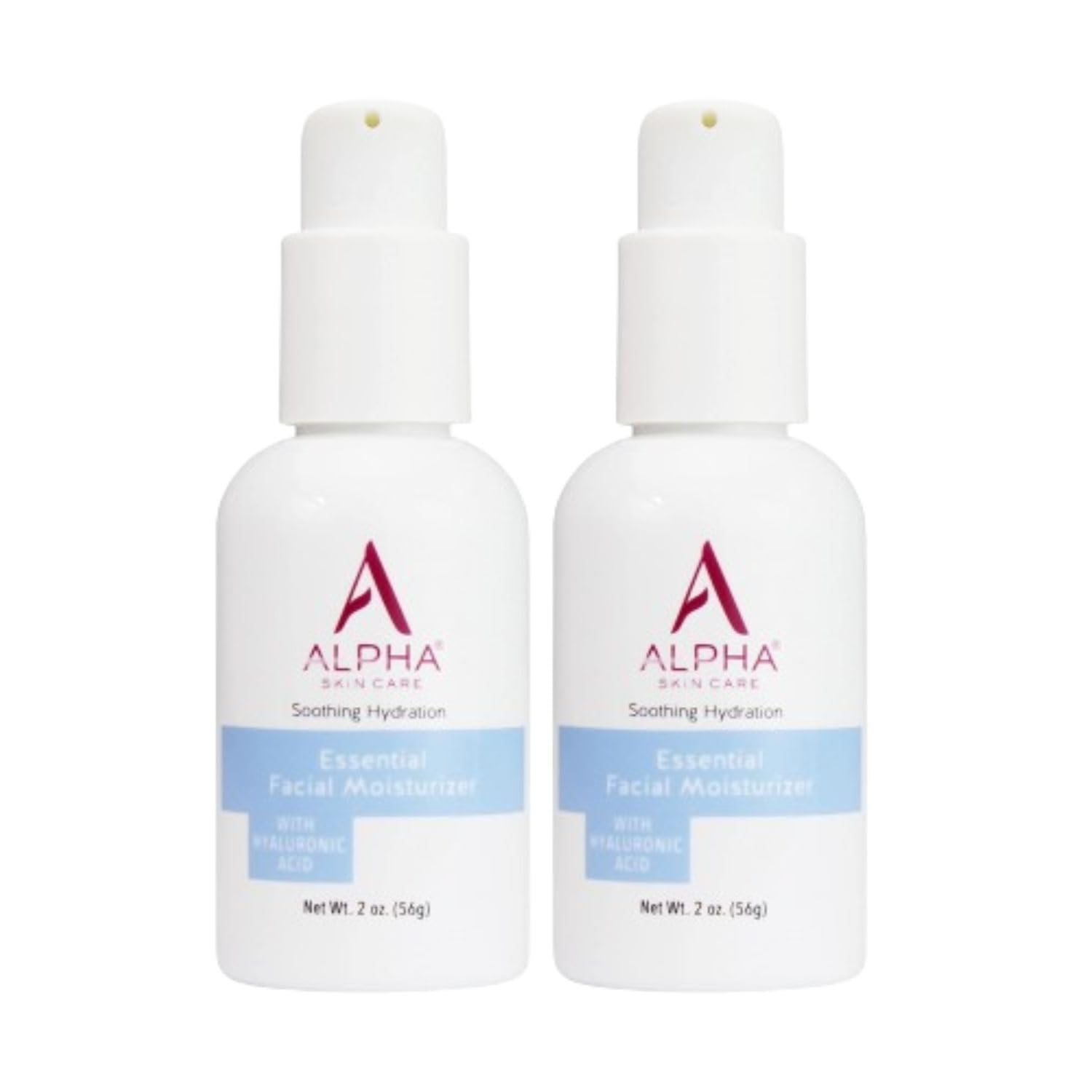 Alpha Skin Care Essential Facial Moisturizer with Hyaluronic Acid | Soothing Hydration | Reduces the Appearance of Lines & Wrink