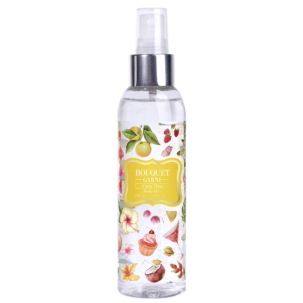 Bouquet Garni Body Mist Ylang Ylang Fragrance - Long-lasting Moisture & Fragrance, Mist for Women, Low Irritation (Containing Vi