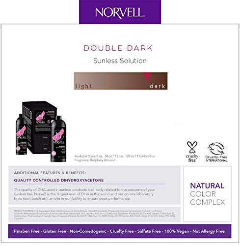 Norvell Premium Sunless Tanning Solution - Double Dark, 8 Floz