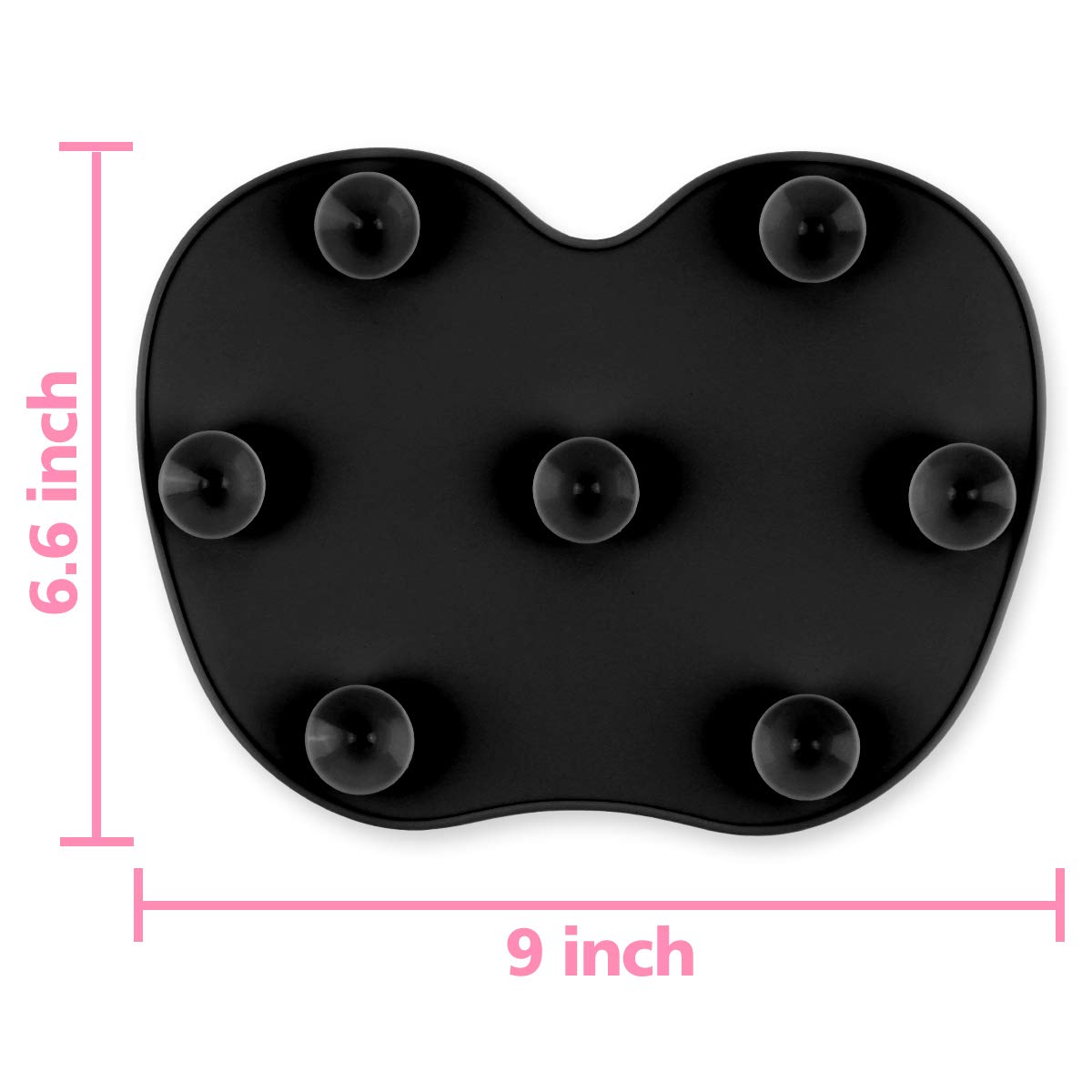 Ranphykx Silicon Makeup Brush Cleaning Mat Makeup Brush Cleaner Pad Cosmetic Brush Cleaning Mat Portable Washing Tool Scrubber W