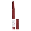 Maybelline Super Stay Ink Crayon Lipstick Makeup, Precision Tip Matte Lip Crayon With Built-In Sharpener, Longwear Up To 8Hrs, M