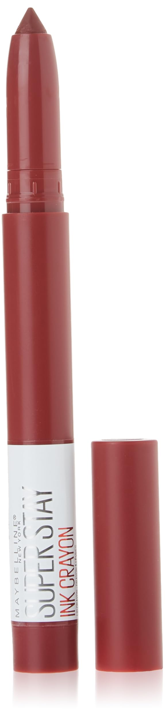 Maybelline Super Stay Ink Crayon Lipstick Makeup, Precision Tip Matte Lip Crayon With Built-In Sharpener, Longwear Up To 8Hrs, M