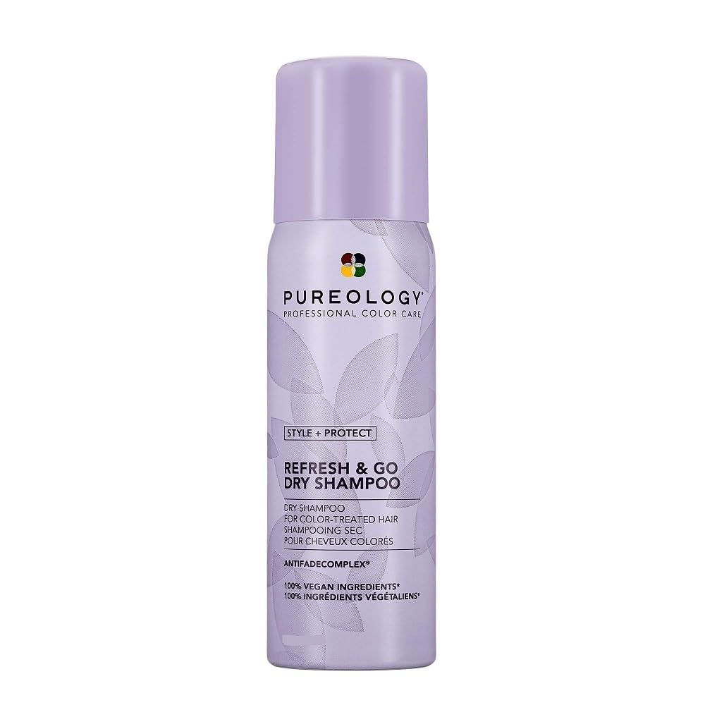 Pureology Style + Protect Refresh & Go Dry Shampoo, For Oily, Color-Treated Hair, Volumizing & Protective Dry Shampoo, Silicone-