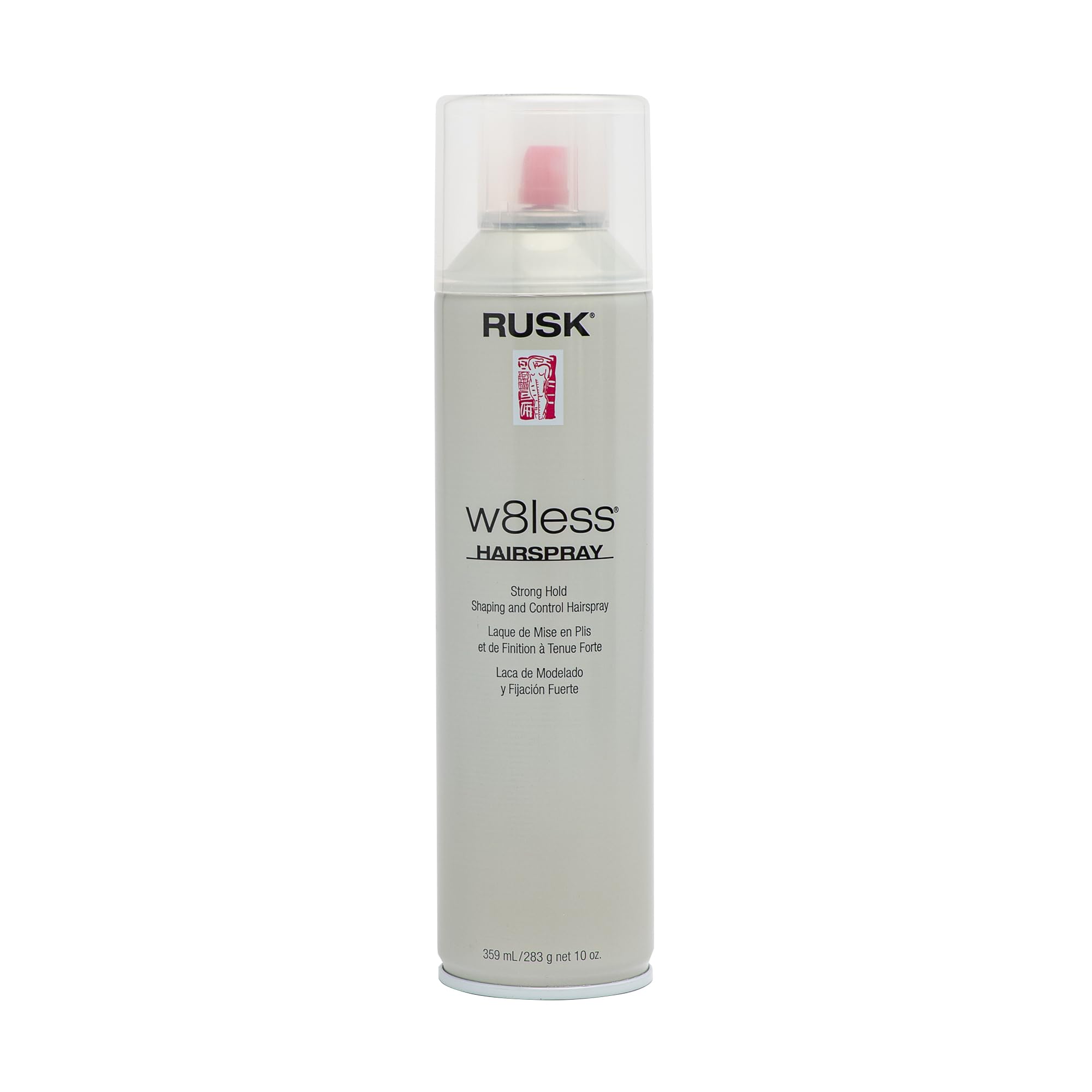 Rusk Designer Collection W8Less Strong Hold Shaping And Control Hairspray, 10 Oz, Provides Natural, Long-Lasting, Touchable Supp