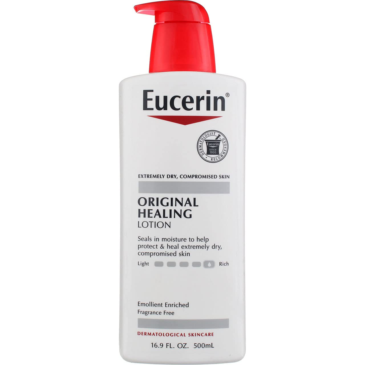 Eucerin Lotion Original Healing, 16.9 Fl Oz (Pack of 2)