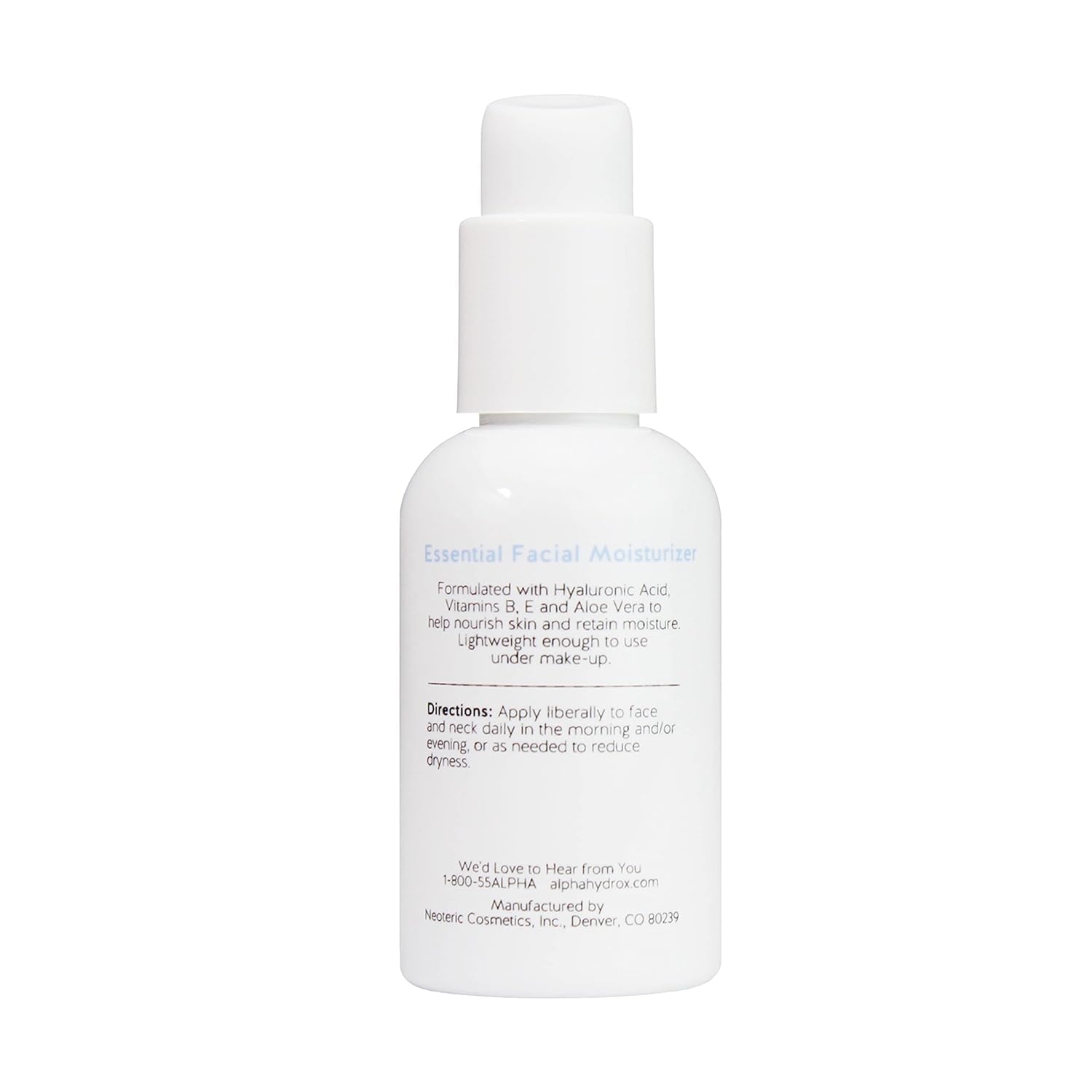 Alpha Skin Care Essential Facial Moisturizer With Hyaluronic Acid | Soothing Hydration | Reduces The Appearance Of Lines & Wrink