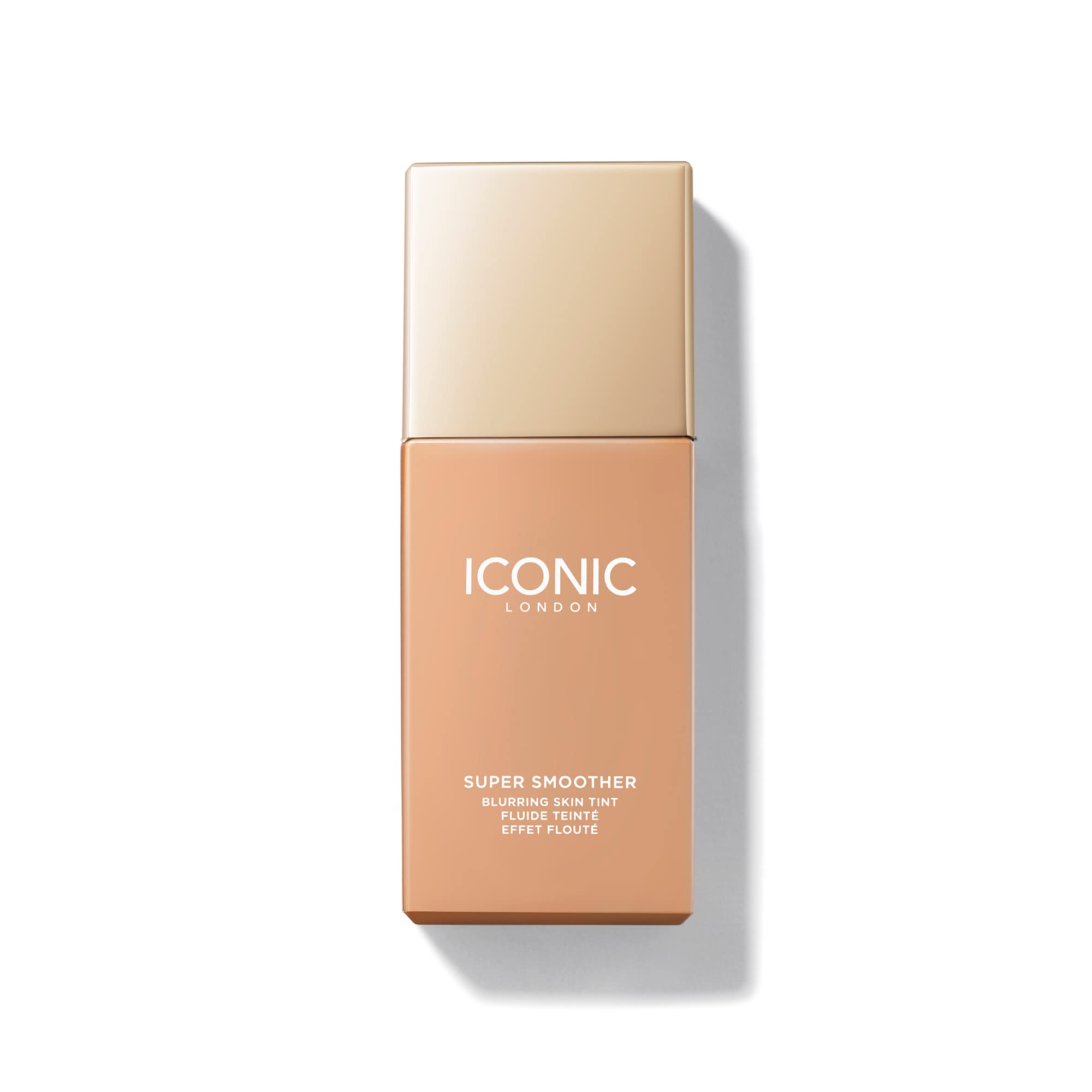 ICONIC LONDON Super Smoother Blurring Skin Tint | Light to Medium Coverage, Hydrating, Ultra-Lightweight Tinted Moisturizer, Cru