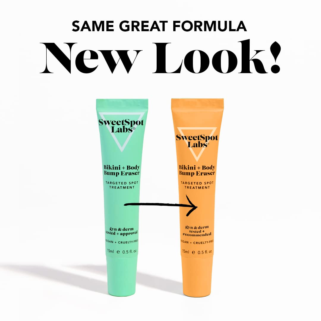 Sweetspot Labs Bikini & Body Bump Eraser | Treat Razor Bumps & Dark Spots | With Essential Ingredients Niacinamide & Bentonite C