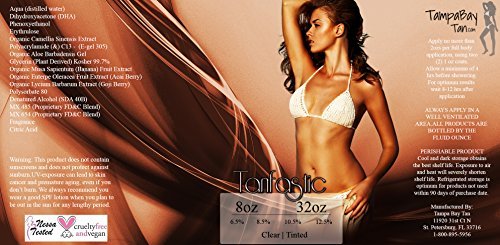 Tanfastic Long Wear Blend 8.5% Med Sunless Airbrush Spray Tanning Solution Gallon (4-32 Oz)