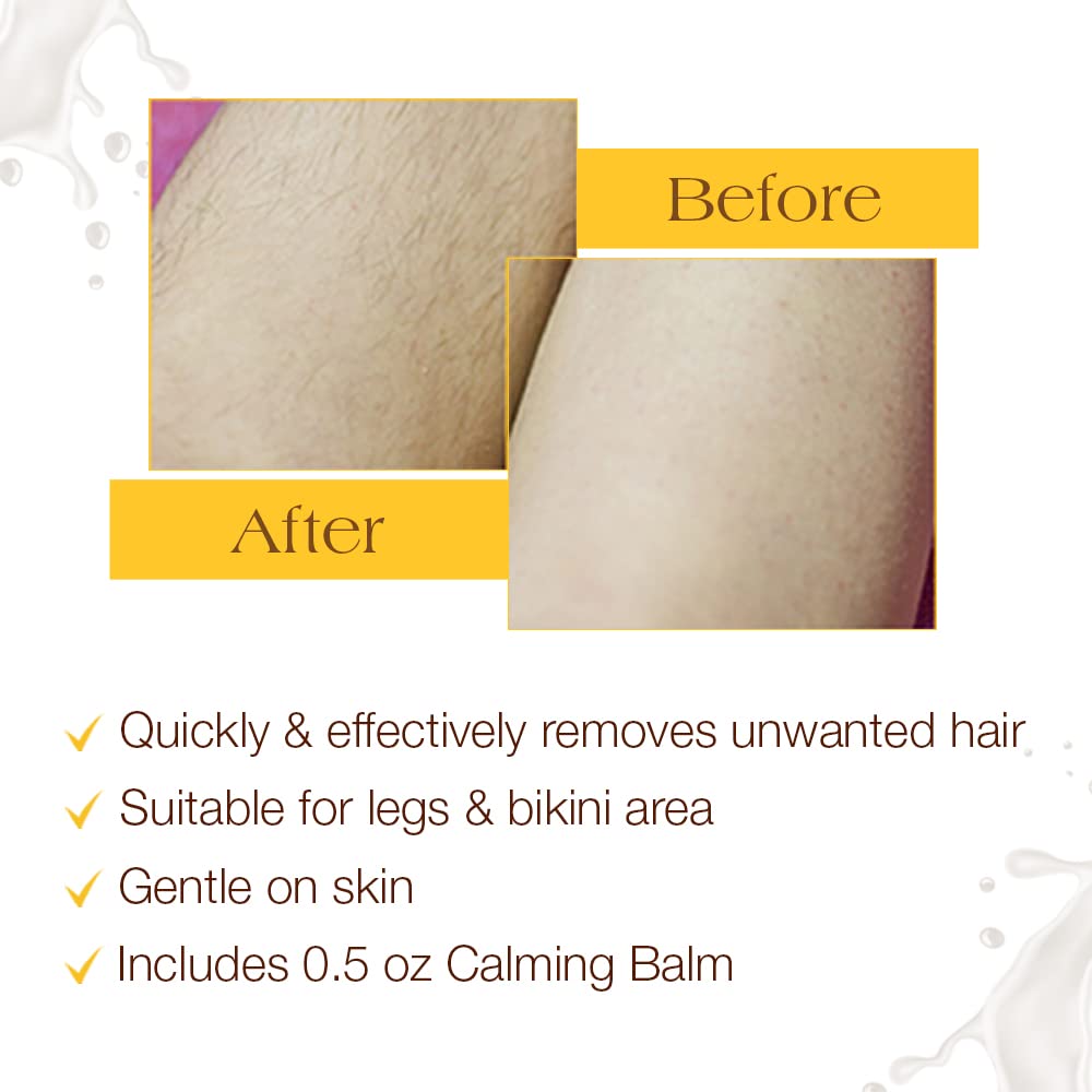 Gigi Hair Removal Cream For Bikini & Legs With Calming Balm, 1 Ea, 1Count