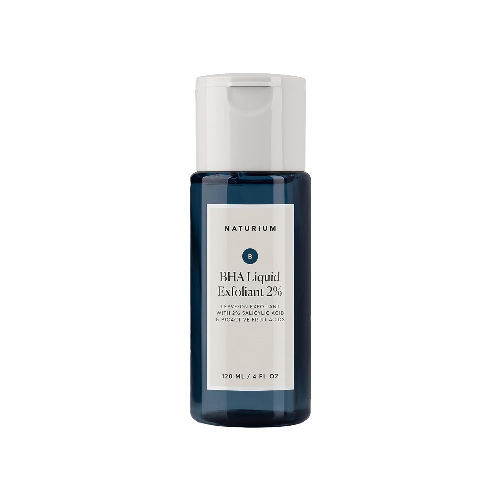 Naturium BHA Liquid Exfoliant 2%, Leave-on Face & Skin Care Exfoliating Pore Treatment, with Salicylic Acid & Bioactive Fruit Ac