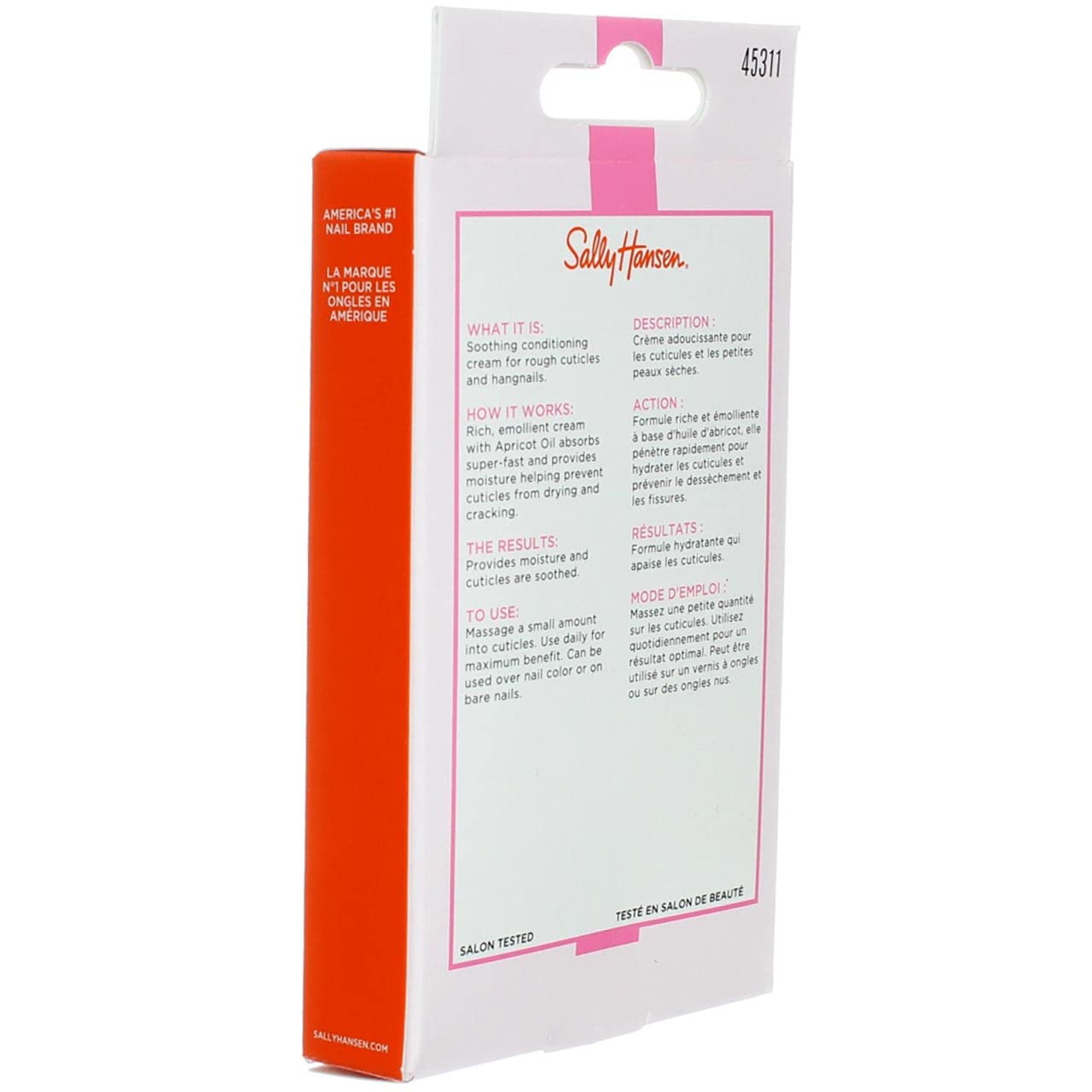 Sally Hansen Cuticle Massage Cream 0.4 Ounce (12Ml) (6 Pack)