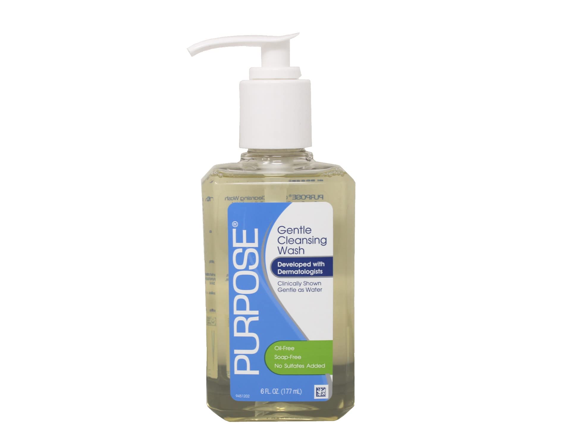 Purpose Gentle Cleansing Wash, 6-Ounce Pump Bottle (Pack Of 2)