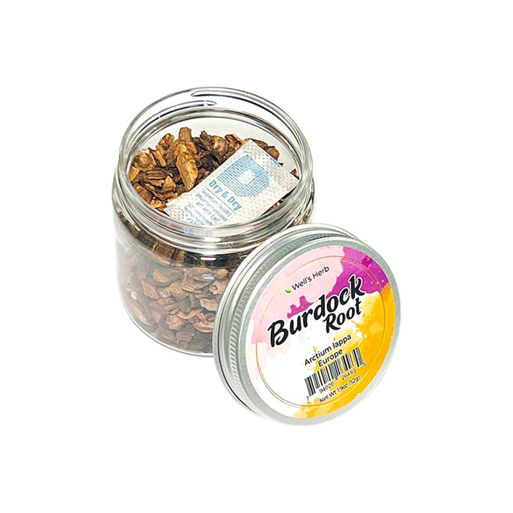 Well'S Dried Burdock Root | 1.9 Oz. | 100% Natural | Perfect For Herbal Hair And Skin Oil Diy