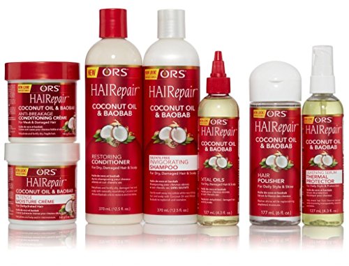 Ors Hairepair Coconut Oil & Baobab Silkening Serum Thermal Protector