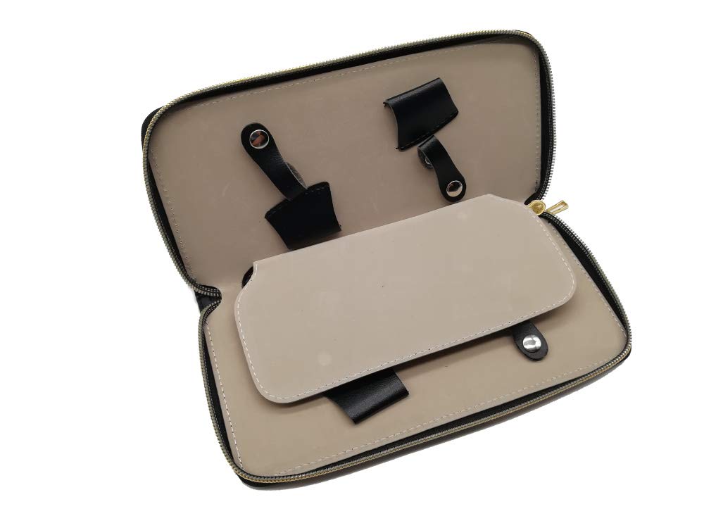 1Pc Leather Hair Scissors Case Salon Barber Bag Hair Accessories Hairdresser Styling Tools