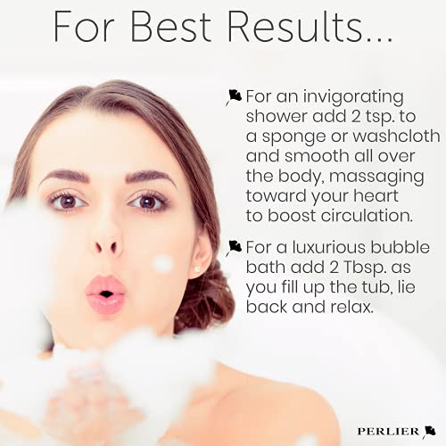Perlier White Musk Bath Cream - Natural & Calming Aromatherapy Bubble Bath For Women And Men - Rich Foaming Formula Provides Dee