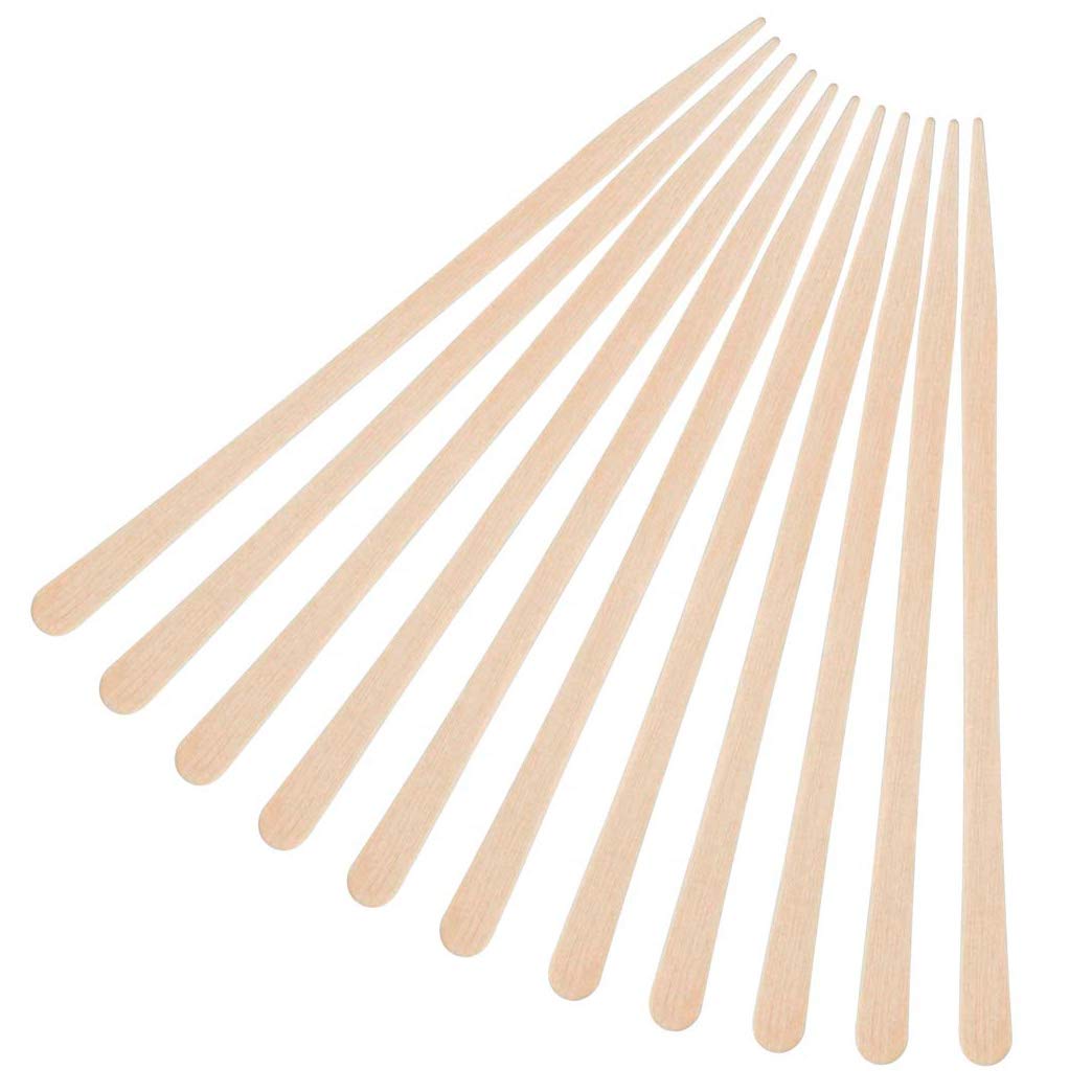 1200 Pack Wooden Waxing Sticks Wax Spatulas Sticks Small Wax Applicator Sticks Wood Craft Sticks Spatulas Applicator For Hair Ey