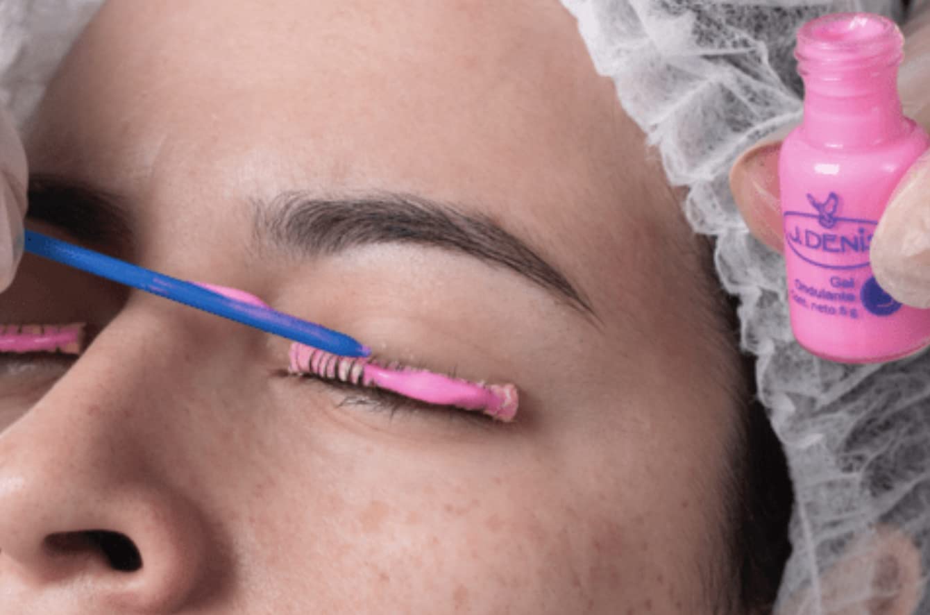 J Denis Blue Curly Permanent And Lash Lifting For Eyelashes