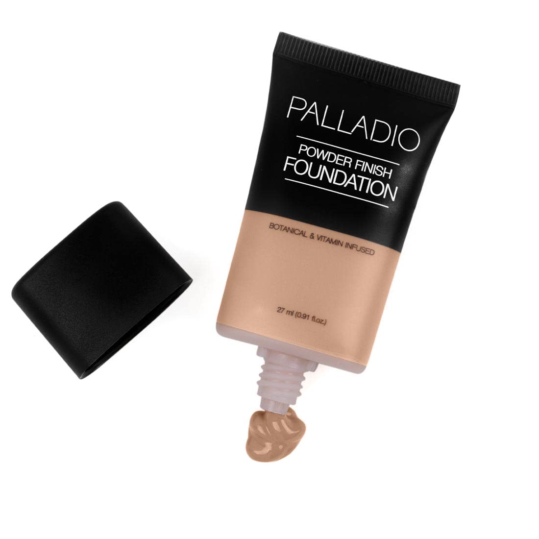 Palladio Powder Finish Liquid Foundation, Natural Matte Appearance, Reduces Fine Lines, Covers Large Pores, Hides Imperfections,