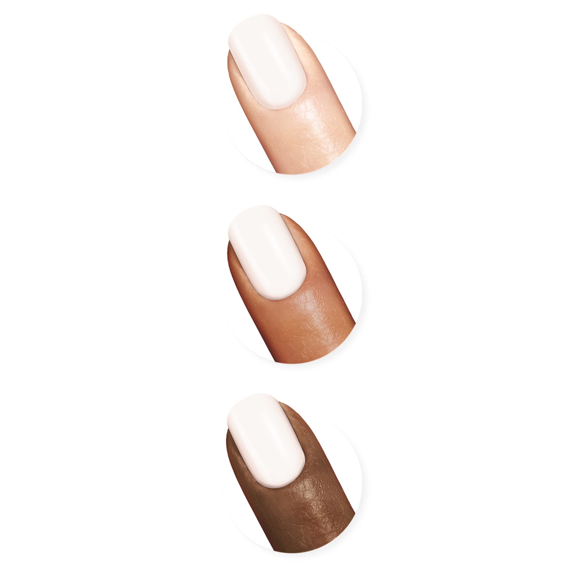 Sally Hansen Xtreme Wear Nail Polish, Streak-Free, Shiny Finish, Long-Lasting Nail Color, White On, 04 Fl Oz (Pack Of 1)