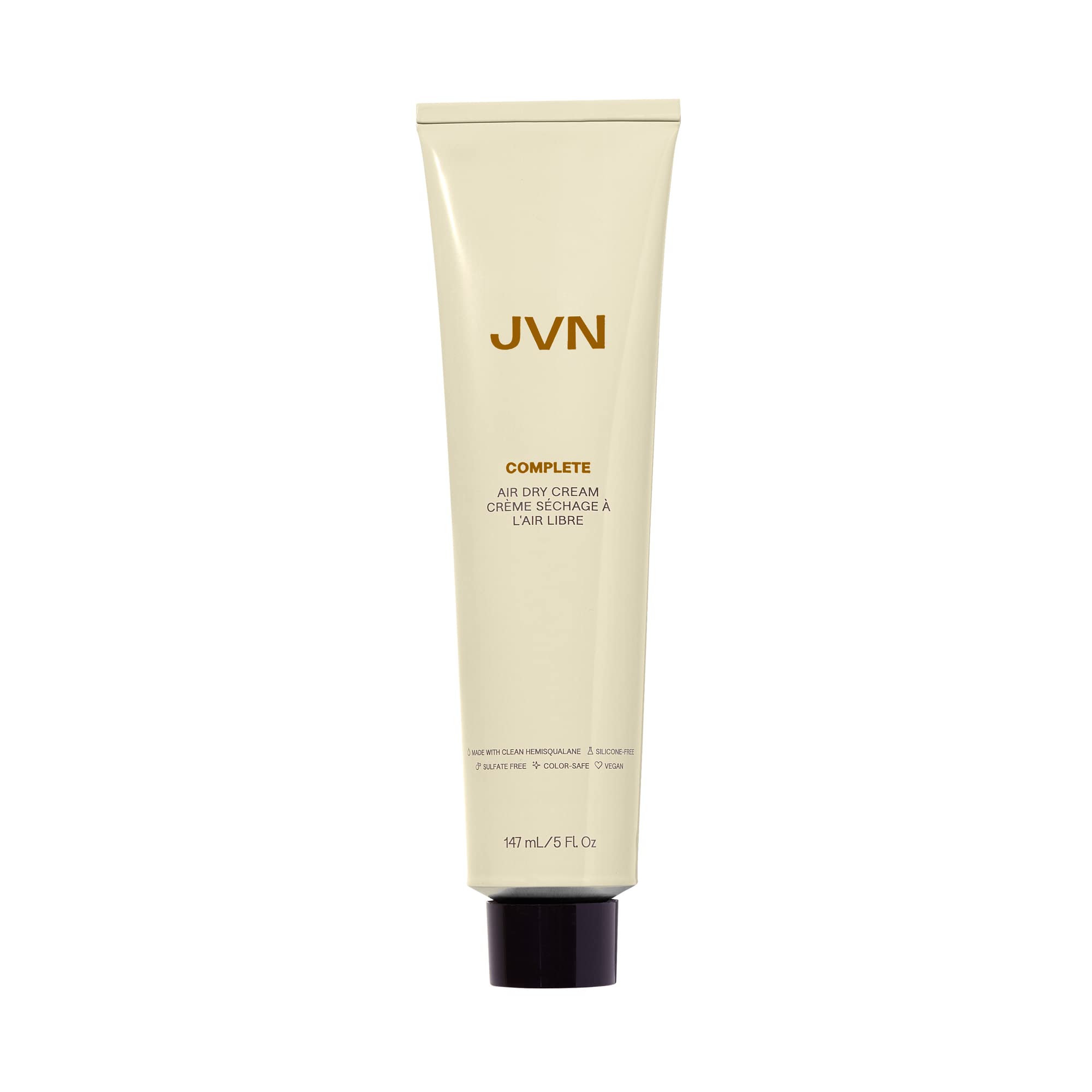 JVN No Heat Air Dry Cream, Hair Styling Cream - 5 Fluid Ounces, Smoothens and Defines Hair, Sulfate-Free, Curl Enhancing, Moistu