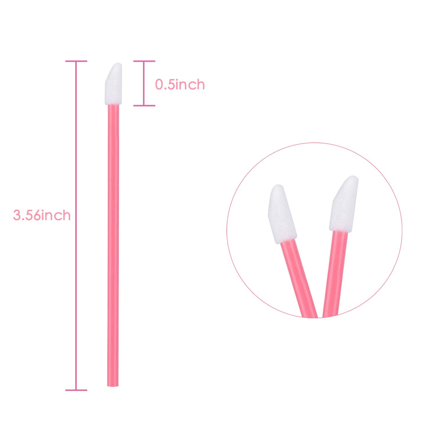 650Pcs Disposable Lip Gloss Applicators Make Up Brush Lipstick Wands Makeup Applicators Brushes Applicator Tool Makeup Beauty To