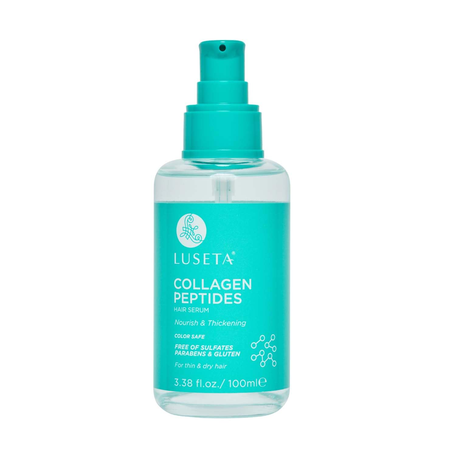 Luseta Collagen Peptides Hair Oil Strenghten and Moisturize for Thin & Dry Hair, Promote Thickness,Reduce Breakage and Restore D