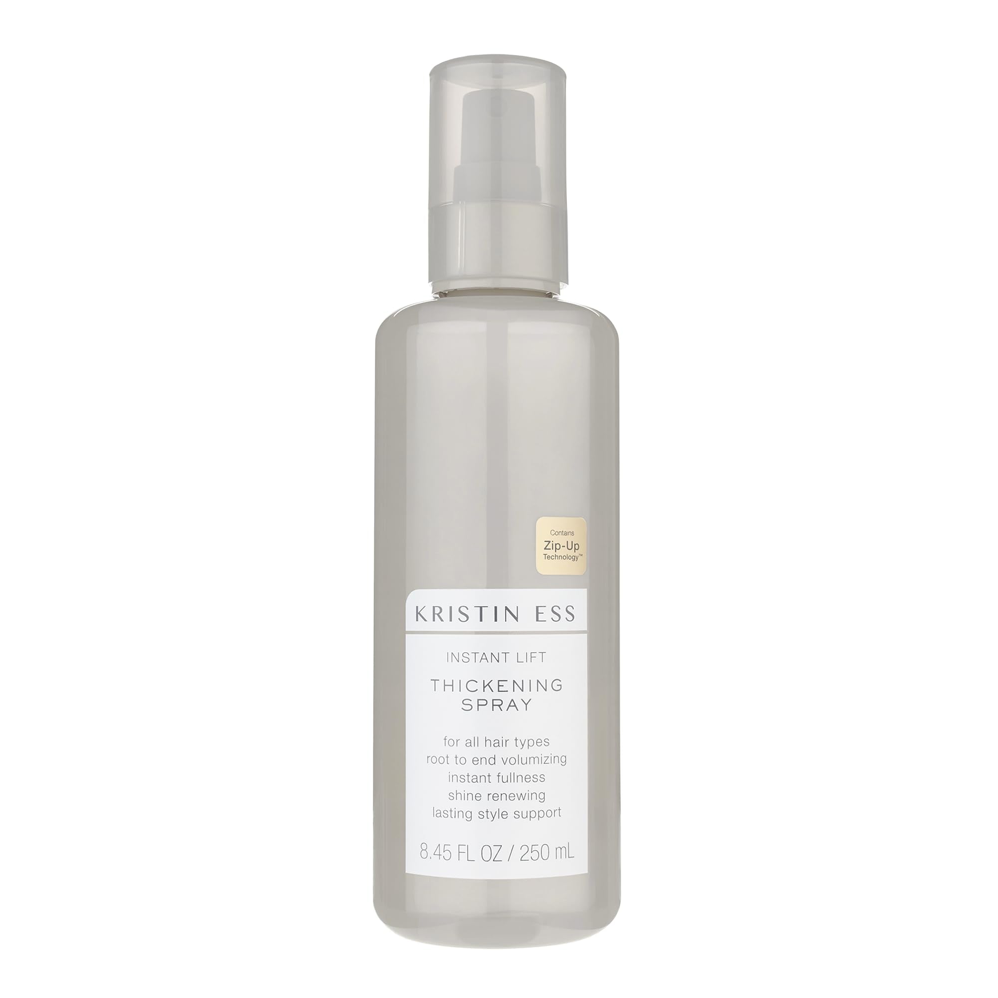 Kristin Ess Hair Instant Lift Thickening Spray for Volume + Fullness on Fine Hair, Shine Renewing, Style Support, Sulfate and Pa