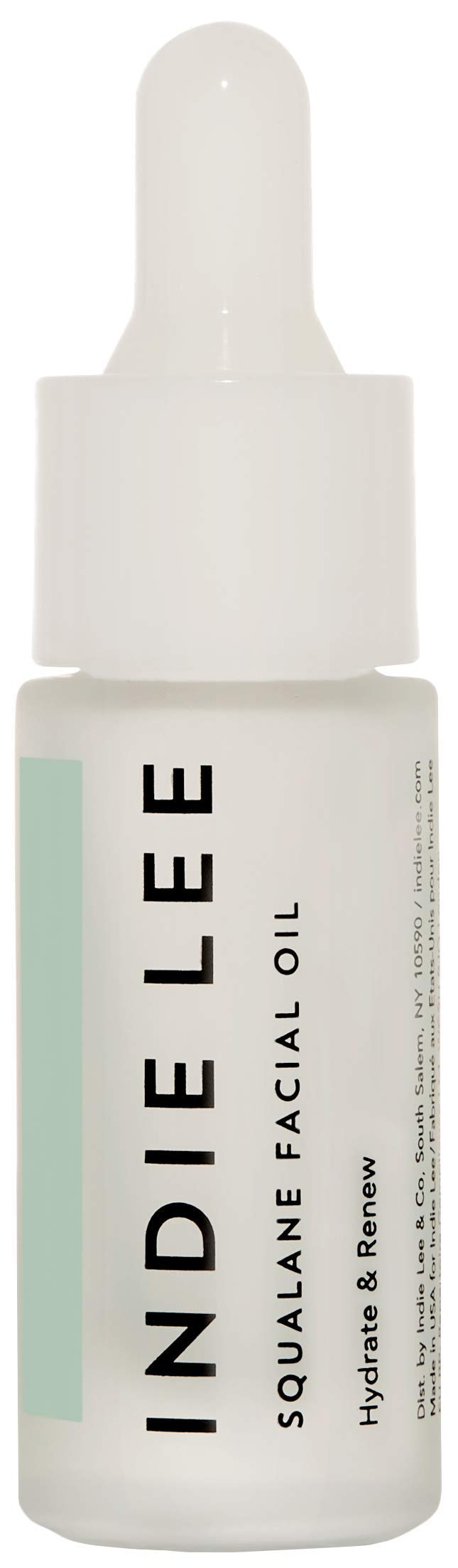 Indie Lee 100% Squalane Oil - Daily Face Oil & Hydrating Moisturizer for Dry Skin, Fine Lines and Wrinkles - Even Skin Tone, Bri