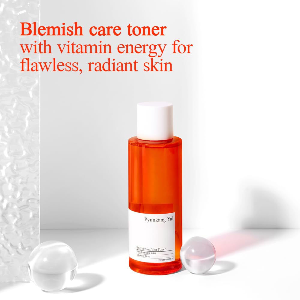 [Pky] Pyunkang Yul Brightening Vita Toner For Flawless And Radiant Skin, Blemish Care Toner With Vitamin C & Niacinamide, Zero I