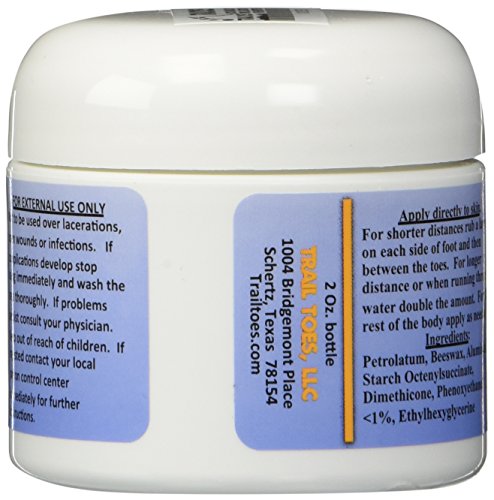 Trail Toes: Phenomenal Ultra-Extreme, Anti-Friction Foot,2 Oz