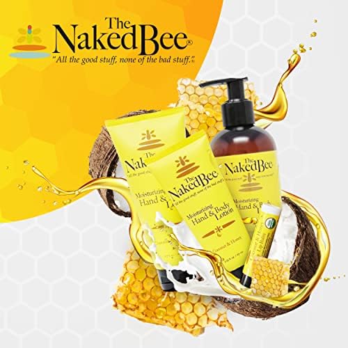 The Naked Bee Hand Cream (8Oz) Intensive Nourishing Cream For Smoother And Softer Hand - Unscented Deep Moisture And Repair For