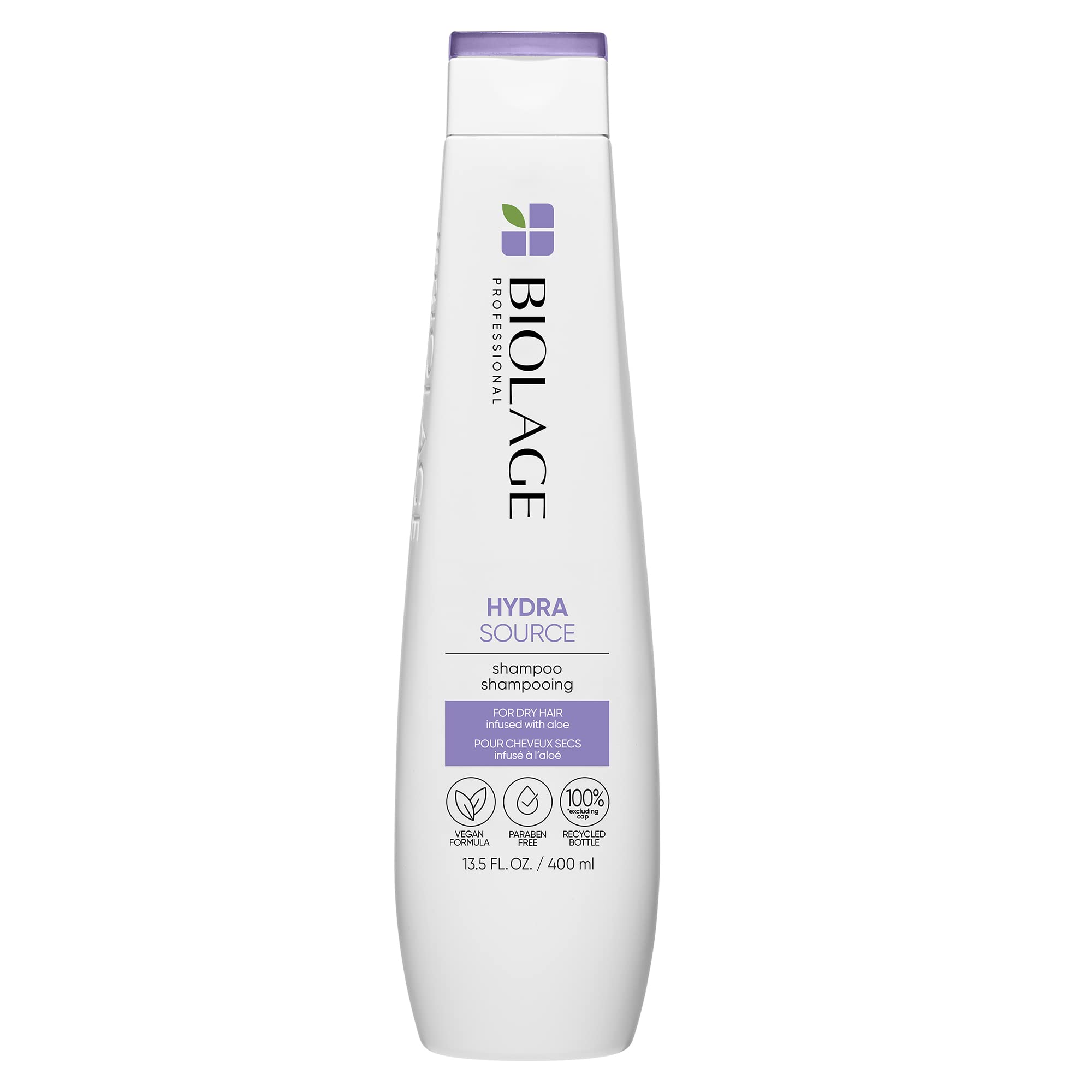 Biolage Hydra Source Shampoo  Hydrates & Moisturizes Dry Hair  Helps Repair Split Ends  Paraben-Free  For Dry Hair  Salon Shampo