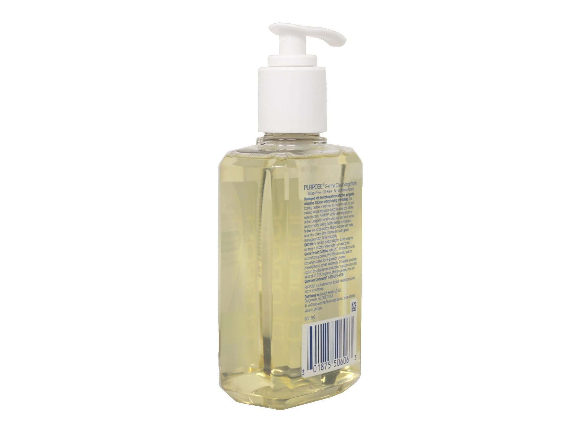 Purpose Gentle Cleansing Wash, 6-Ounce Pump Bottle (Pack Of 2)