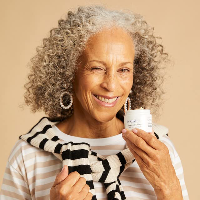 Boom! By Cindy Joseph Boomsilk - Rejuvenating Face & Body Moisturizer For Aging Skin - Organic Body Lotion For Women To Soften A