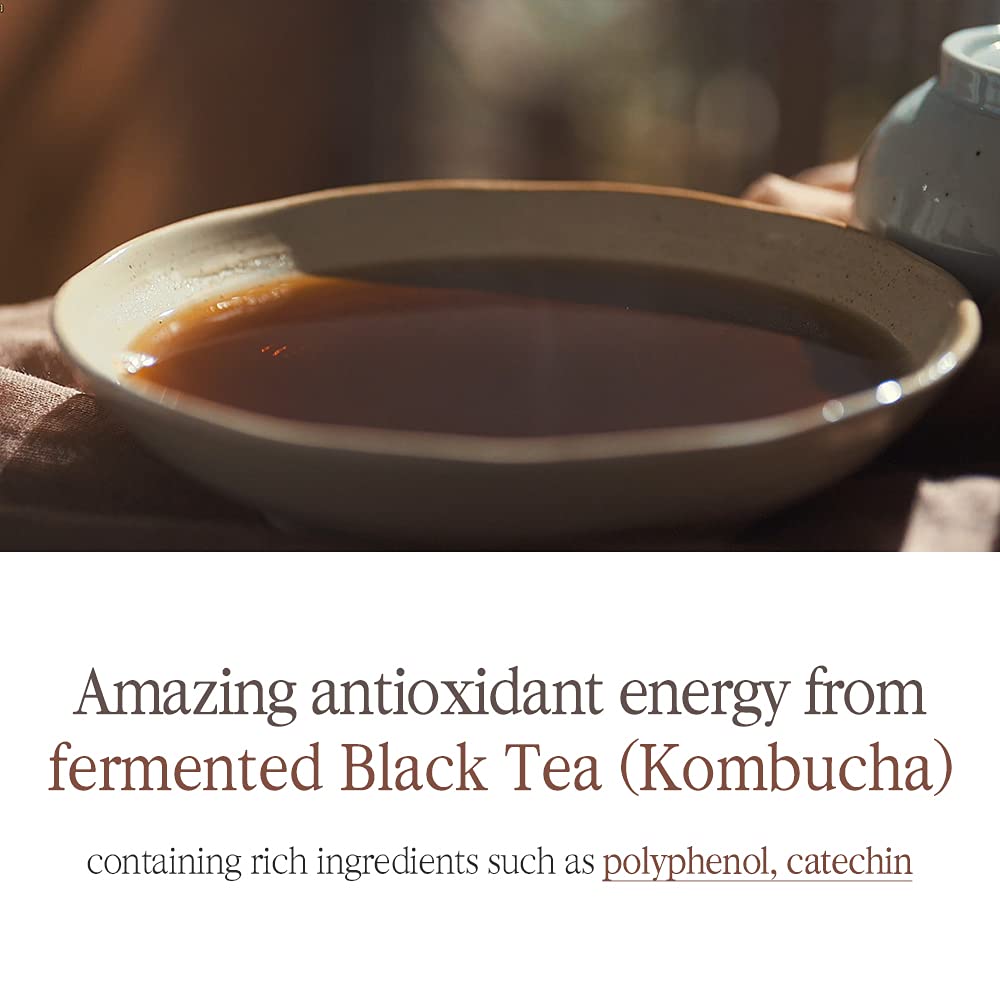 Pyunkang Yul Fermented Black Tea Revitalizing Mask Pack With Low Molecule Collagen, Shea Butter, Skin Revival, Elasticity Care,