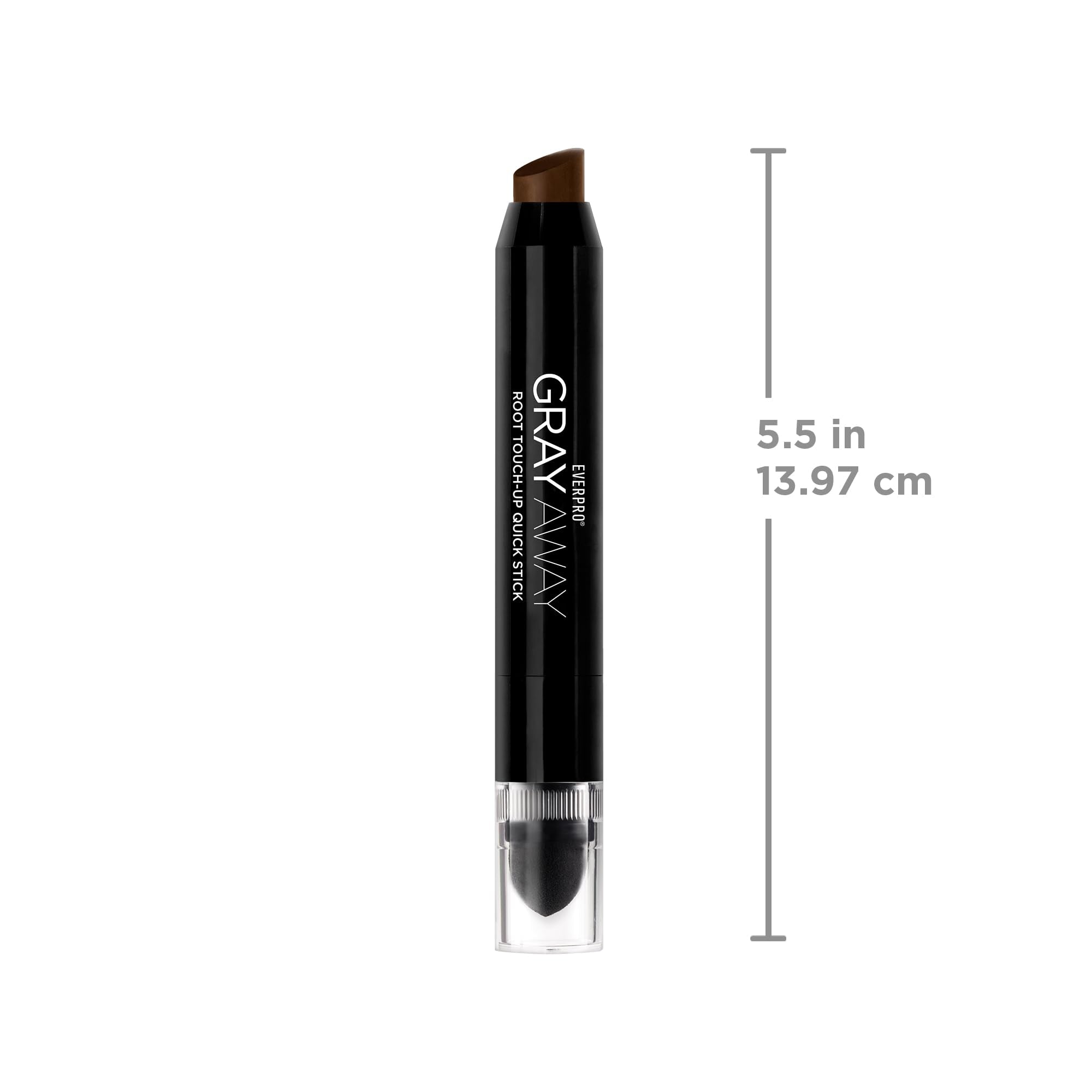 Everpro Gray Away Root Touchup Quick Stick, Light Brown, 0.1 Oz