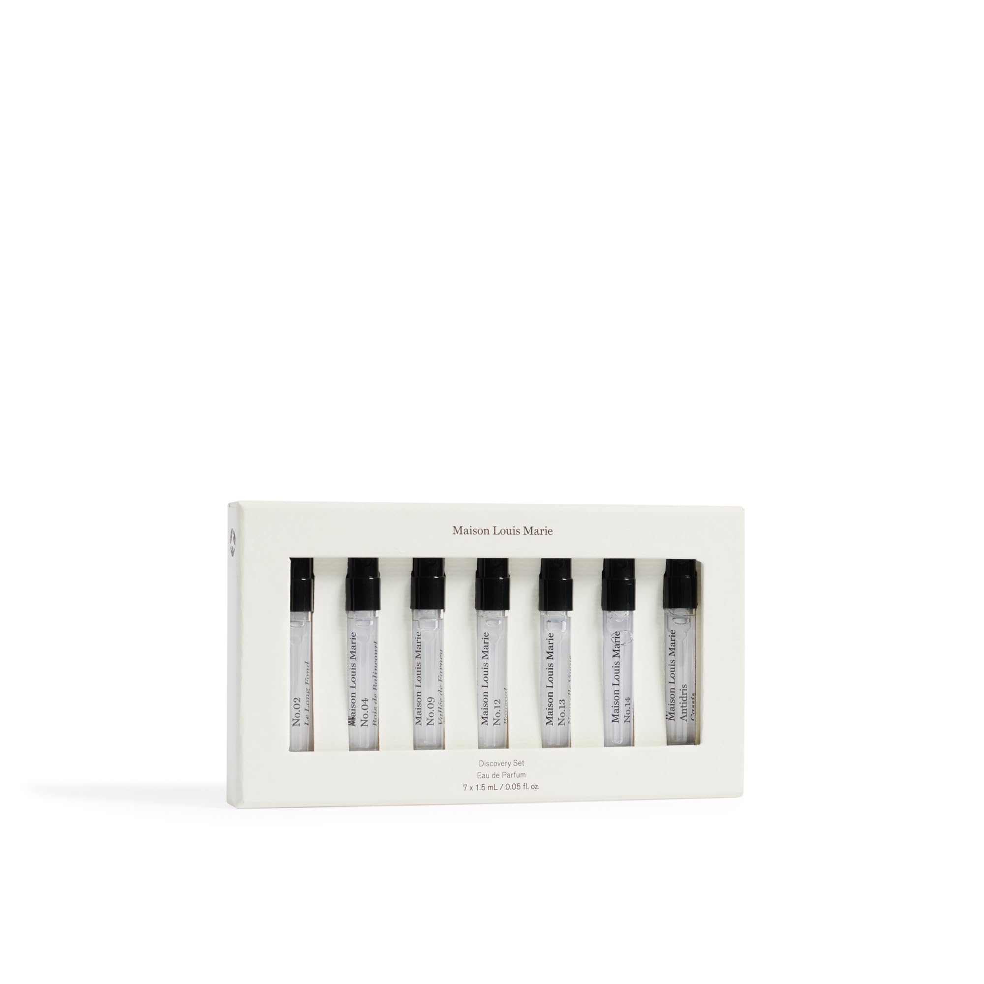 Maison Louis Marie - Natural Eau De Parfum Spray 7-Piece Discovery Set | Luxury Clean Beauty + Non-Toxic Fragrance (0.05 Fl Oz |