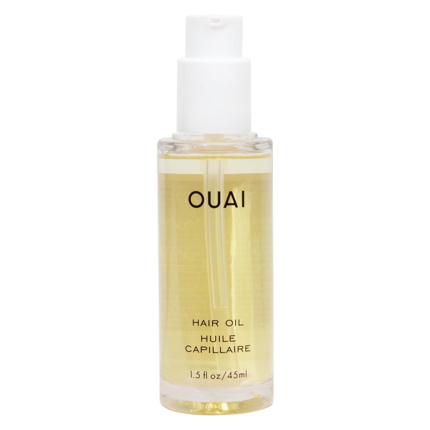 OUAI Hair Oil - Hair Heat Protectant Oil for Frizz Control - Adds Shine and Smooths Split Ends - Color Safe Formula - Paraben, P