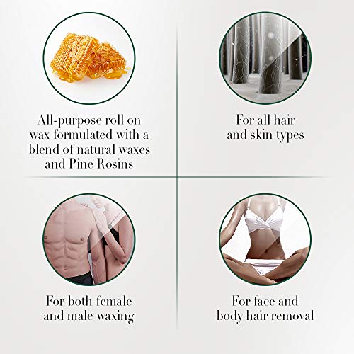 Clean + Easy    Waxing Spa Basic Kit (120V), Top Pick Complete Face And Body Hair Removal Essentials For A Smooth, Flawless, Hai