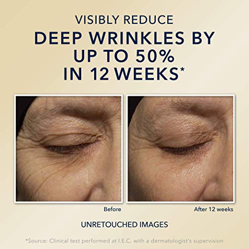 RoC Retinol Correxion Deep Wrinkle Anti-Aging Night Cream, Daily Face Moisturizer with Shea Butter, Glycolic Acid and Squalane,
