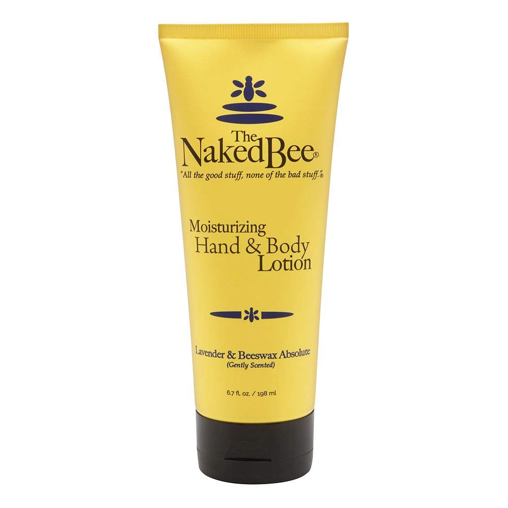 The Naked Bee Nourishing Body Lotion for All Skin Types (6.7 Oz) Moisture Replenishing Lotion for Dry Skin with Lavender & Beesw