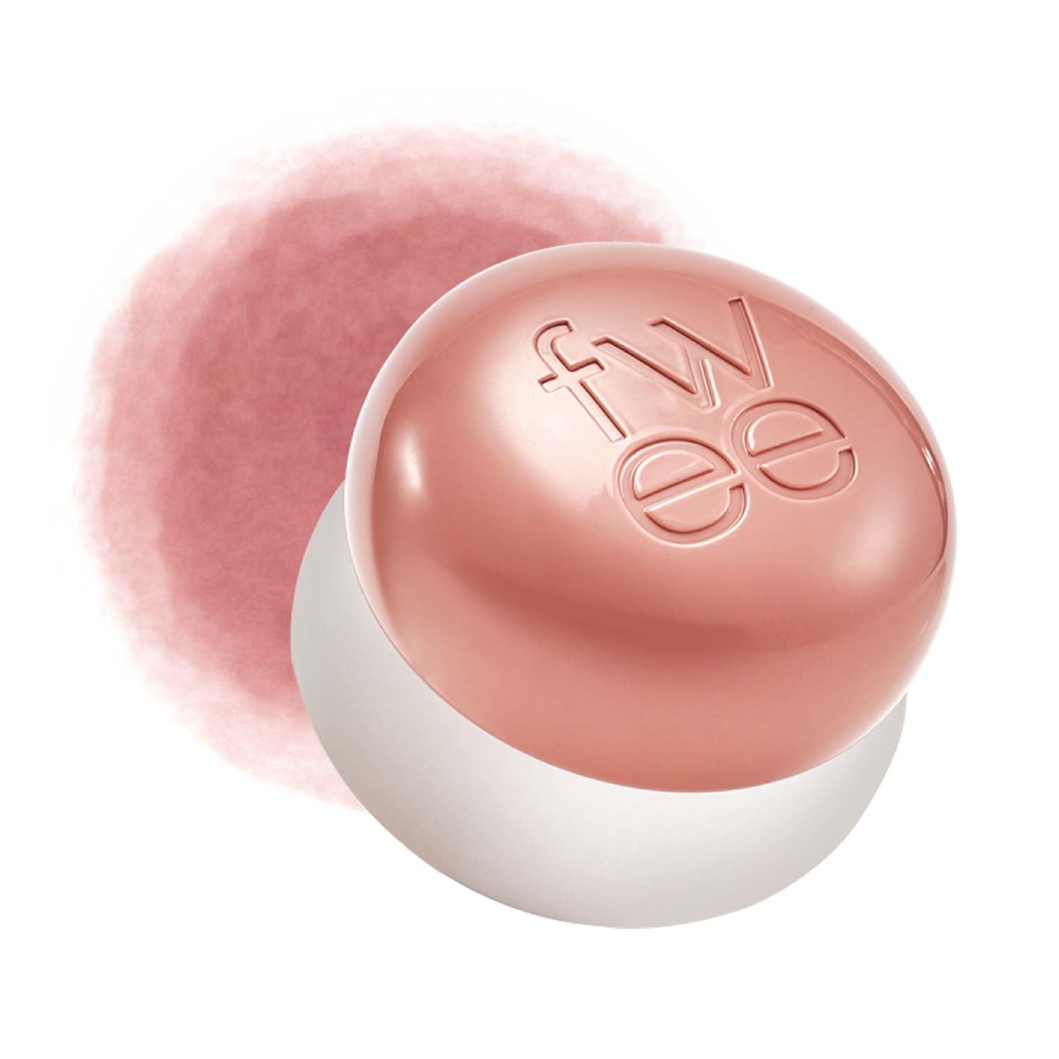 fwee Lip&Cheek Blurry Pudding Pot | Just me Moment - Without | Makeup Blush, Buildable Lightweight, Multi-Use Soft Matte Finish 
