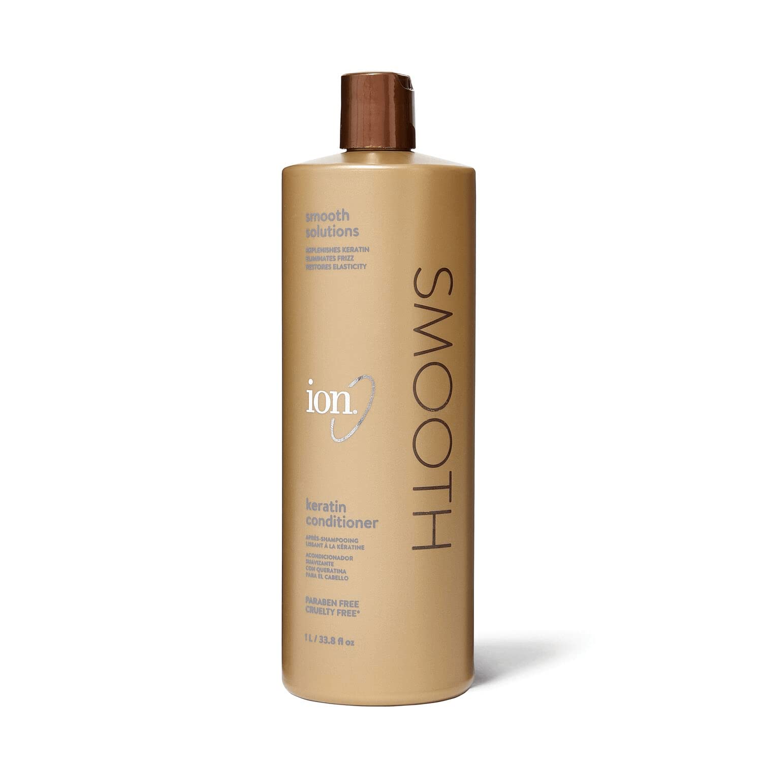 Ion Keratin Smoothing Conditioner, Sulfate Free, Eliminates Frizz And Strengthens, 33.8 Oz