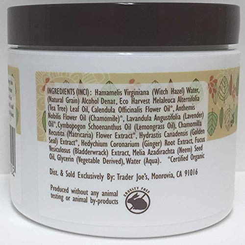 2 Pack Trader Joes Spa Natural Facial Cleansing Pads With Tea Tree Oil