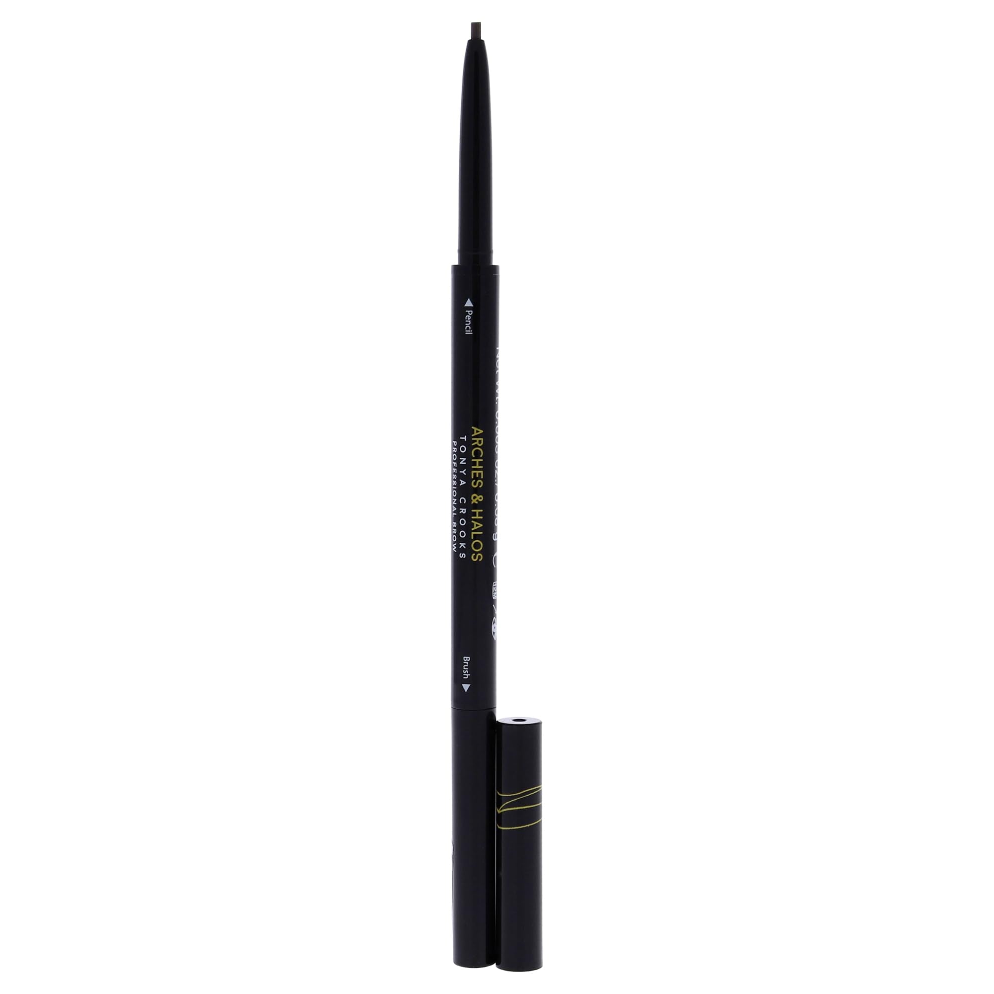 Arches & Halos Micro Defining Brow Pencil - Fuller And More Defined Brows - Long-Lasting, Smudge Proof, Rich Color - Dual Ended